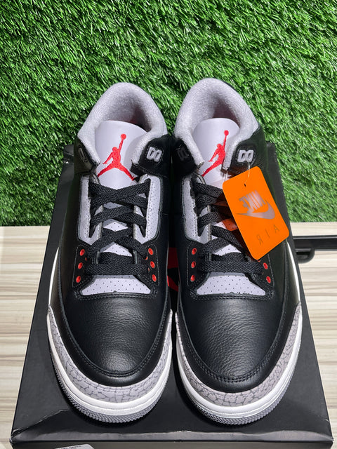 Jordan 3 Retro OG Black Cement (2024) Sz 10