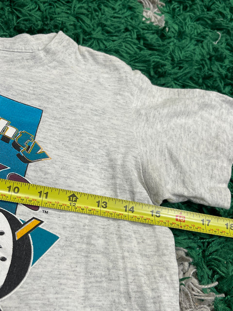 Vintage 1993 Kids Mighty Ducks T-Shirt NHL Hockey