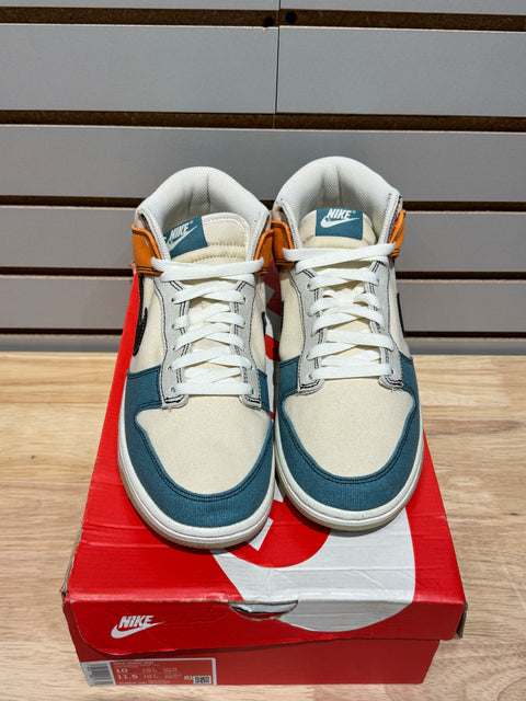Nike Dunk Mid Pale Ivory Multi Sz 10