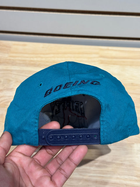 Vintage 1990's Ken Griffey JR Seattle Mariners Boeing Promo Snapback Hat
