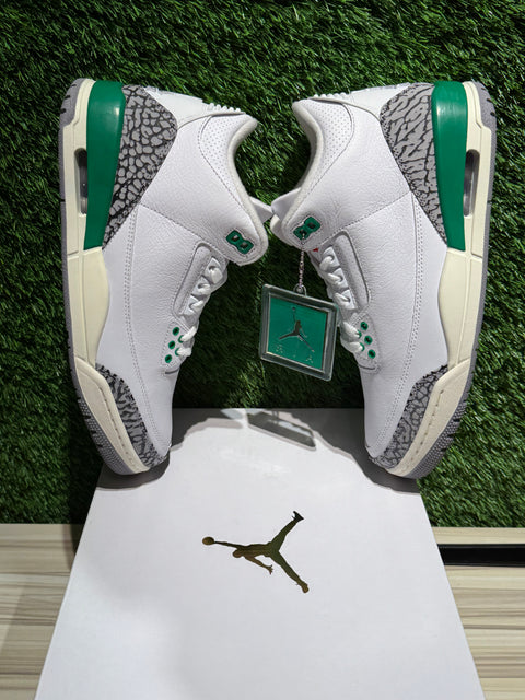 Jordan 3 Retro Lucky Green (Women's) Sz 8.5