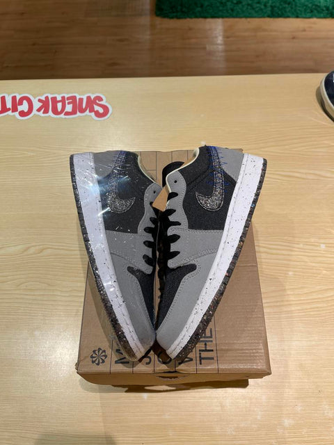 Jordan 1 Low SE Crater Grey Black (GS) Sz 6Y/7.5W