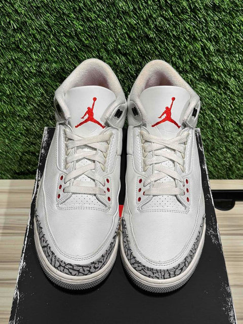 Jordan 3 Retro White Cement Reimagined Sz 10M, 