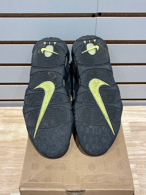 Nike Air More Uptempo Black Volt Sz 9.5