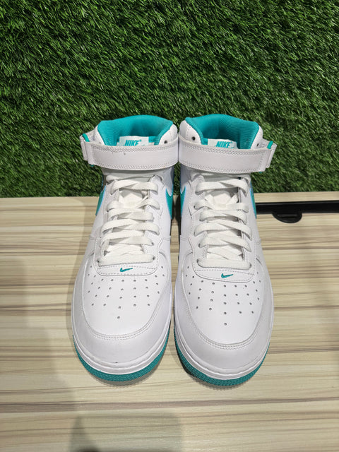 Nike Air Force 1 Mid '07 Clear Jade Sz 10.5