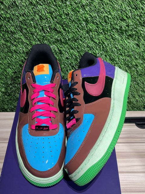 Nike Air Force 1 Low SP Undefeated Multi-Patent Pink Prime Sz 12