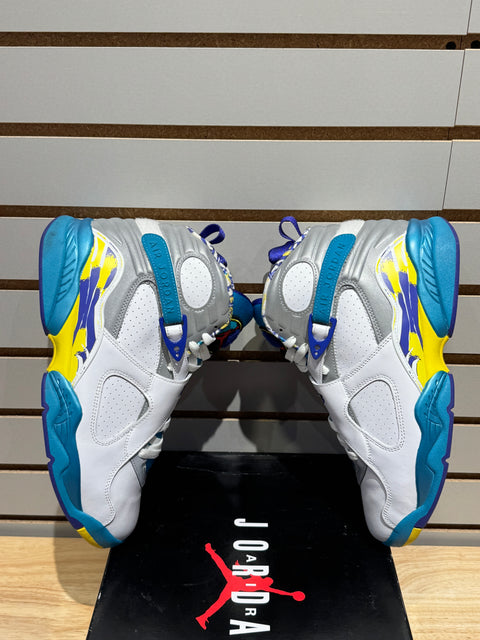 Jordan 8 Retro White Aqua (2019) (Women's) Sz 10M