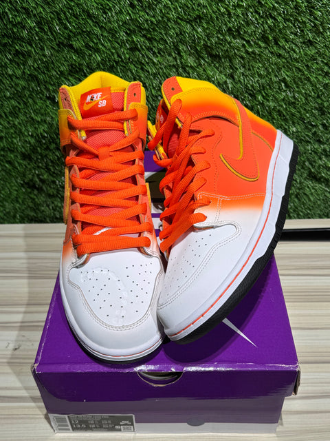 Nike SB Dunk High Sweet Tooth Candy Corn Sz 12M