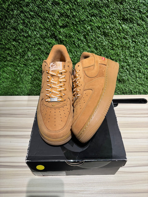 Nike Air Force 1 Low SP Supreme Wheat Sz 10M
