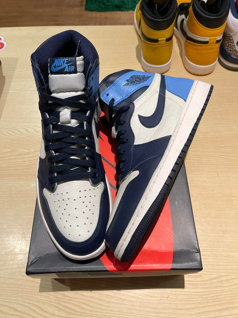 Jordan 1 Retro High Obsidian Sz 12