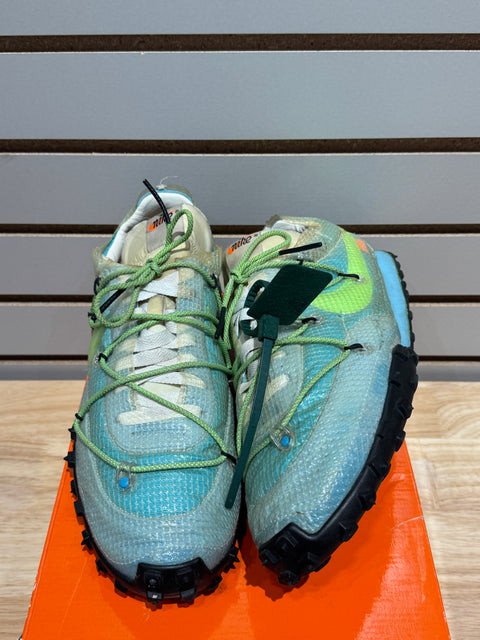 Nike Waffle Racer Off-White Vivid Sky (Women's) Sz 11