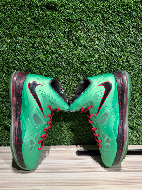 Nike LeBron X Cutting Jade Sz 9.5