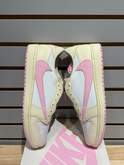 Jordan 1 Retro Low OG SP Travis Scott Shy Pink Sz 10.5