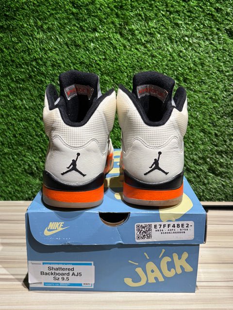 Jordan 5 Retro Shattered Backboard Sz 9.5