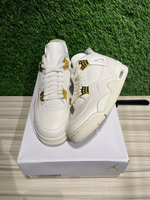 Jordan 4 Retro Metallic Gold (Women's) Sz 10W/8.5M
