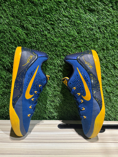 Nike Kobe 9 EM Gym Blue University Gold Sz 8.5