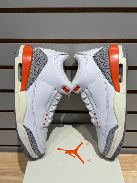 Jordan 3 Retro Georgia Peach (Women's) Sz 9.5M/11W
