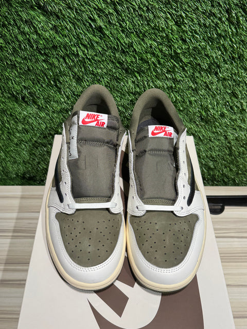 Jordan 1 Retro Low OG SP Travis Scott Medium Olive Sz 9.5