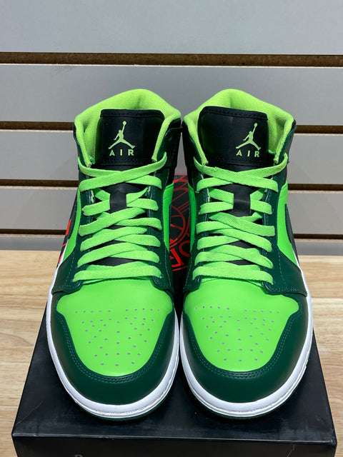 Jordan 1 Retro Mid Gorge Green Sz 9M