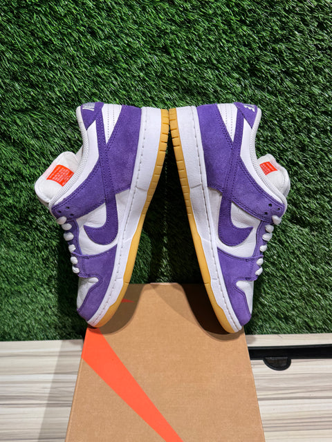 Nike SB Dunk Low Pro ISO Orange Label Court Purple Sz 9