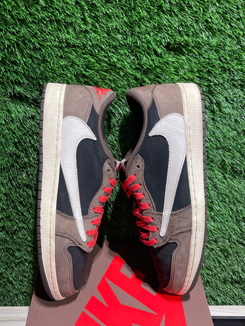 Jordan 1 Retro Low OG SP Travis Scott Mocha Sz 11