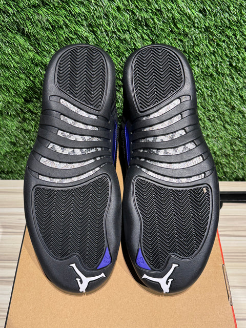 Jordan 12 Retro Black Dark Concord Sz 10