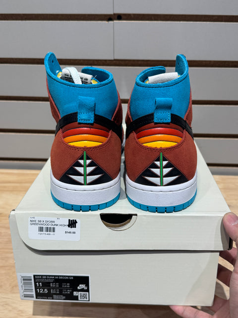 Nike SB Dunk High Di'orr Greenwood Navajo Arts Sz 11