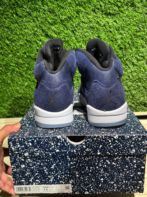 Jordan 5 Retro Midnight Navy Sz 13
