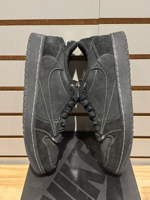 Jordan 1 Retro Low OG SP Travis Scott Black Phantom Sz 9