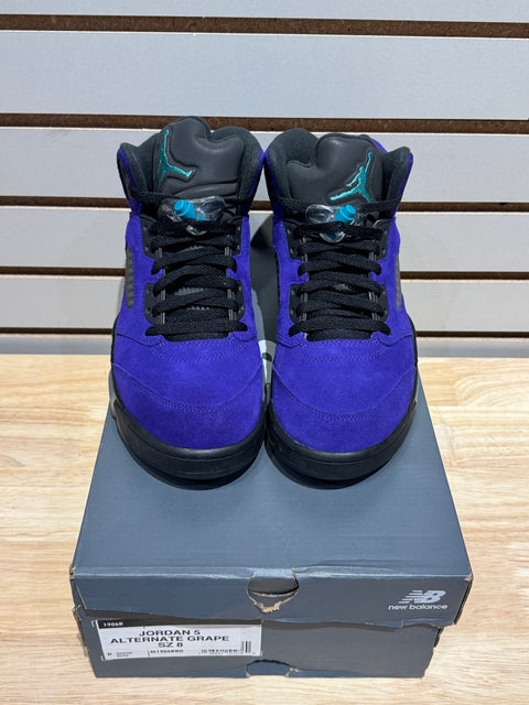 Jordan 5 Retro Alternate Grape Sz 8