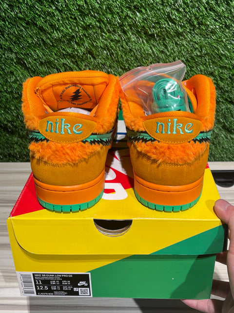 Nike SB Dunk Low Grateful Dead Bears Orange Sz 11M