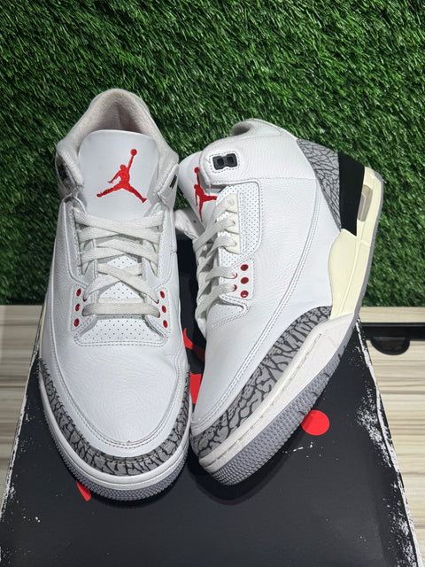 Jordan 3 Retro White Cement Reimagined Sz 12.5M