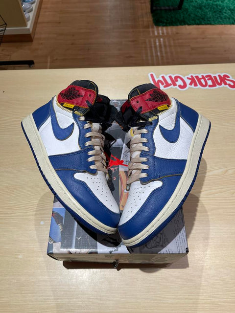 Jordan 1 Retro High Union Los Angeles Storm Blue Sz 10.5