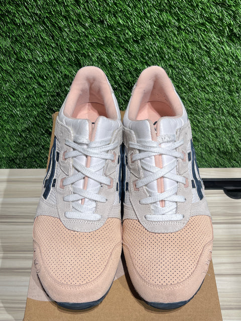 ASICS Gel-Lyte III OG Baked Pink French Blue Sz 10.5