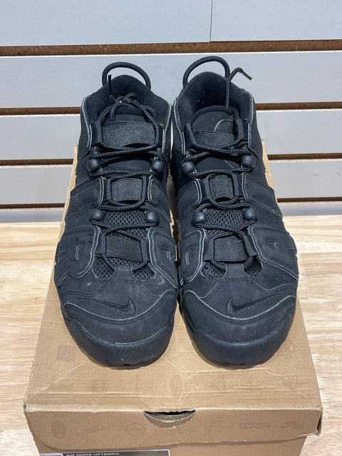 Nike Air More Uptempo Black Volt Sz 9.5