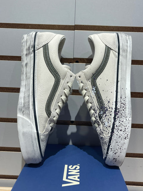 Vans Premium Old Skool 36 Paint Splatter Turtledove Sz 8.5