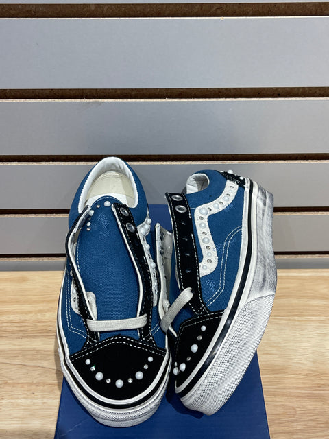 Vans LX Old Skool 36 Pearlized Pack Black Navy Sz 5M