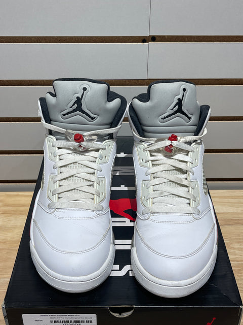 Jordan 5 Retro Supreme White Sz 13