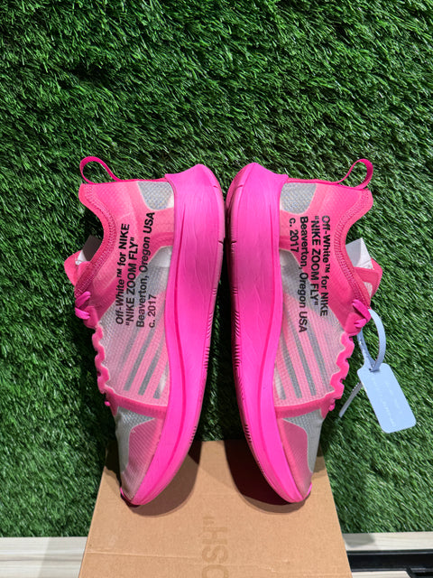 Nike Zoom Fly Off-White Pink Sz 9M