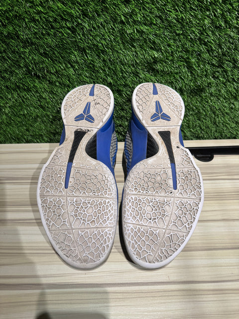 Nike Kobe 6 Medium Grey Varsity Royal Sz 11.5