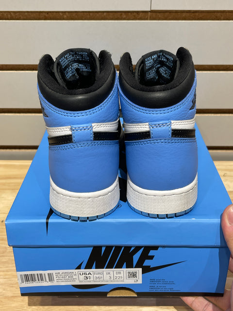 Jordan 1 Retro High OG UNC Toe (GS) Sz 3.5Y