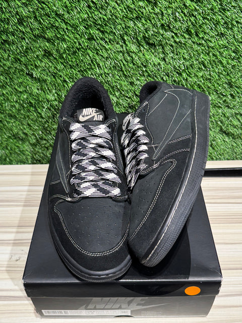 Jordan 1 Retro Low OG SP Travis Scott Black Phantom Sz 13M