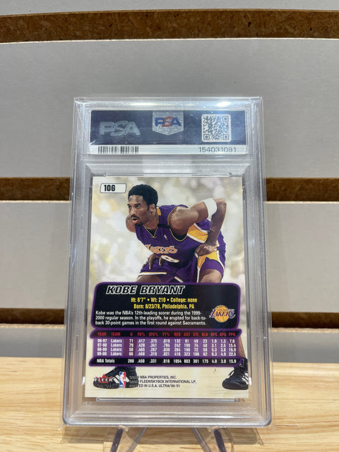 2000 Ultra Gold Medallion Kobe Bryant & Shaquille O'Neal #10G PSA 9
