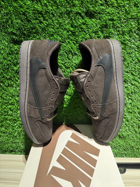 Jordan 1 Retro Low OG SP Travis Scott Velvet Brown Sz 11.5M