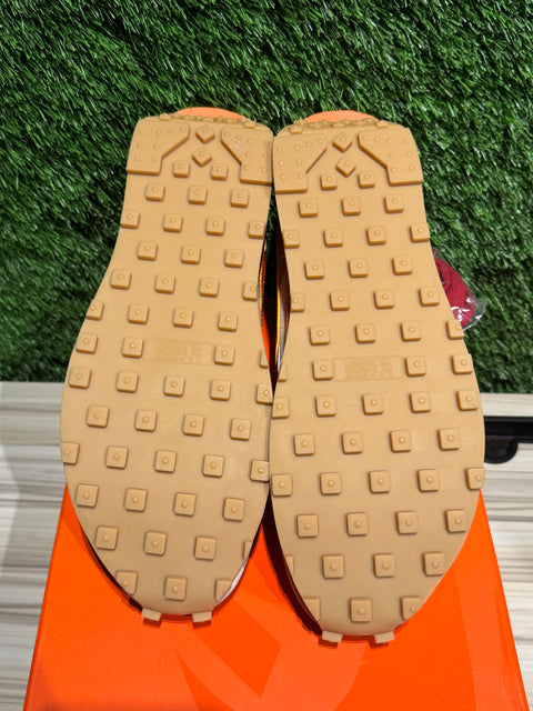 Nike LD Waffle sacai CLOT Kiss of Death Net Orange Blaze Sz 9