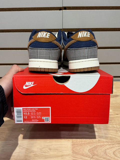 Nike Dunk Low Tweed Midnight Navy Corduroy