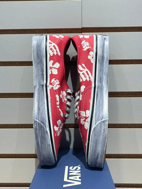 Vans Premium Authentic Archive Aloha Red White Sz 8.5
