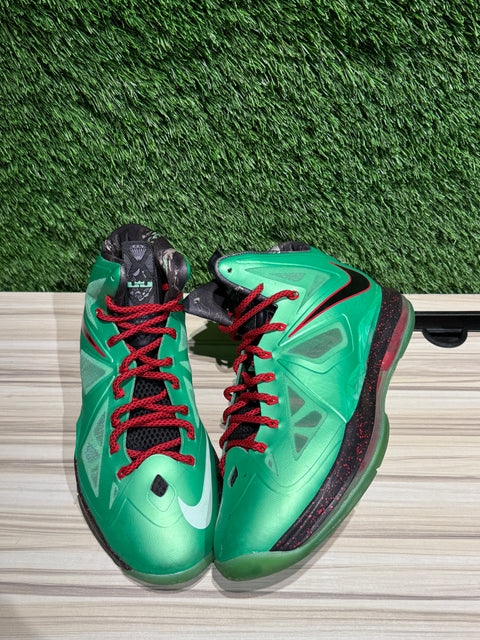Nike LeBron X Cutting Jade Sz 9.5