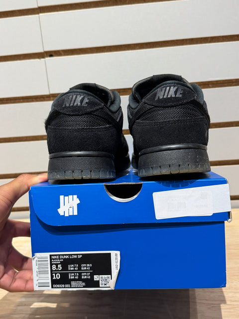 Nike Dunk Low SP Undefeated 5 On It Black Sz 8.5