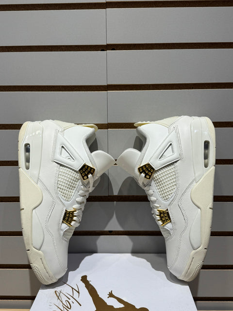 Jordan 4 Retro Metallic Gold (Women's) Sz 10.5